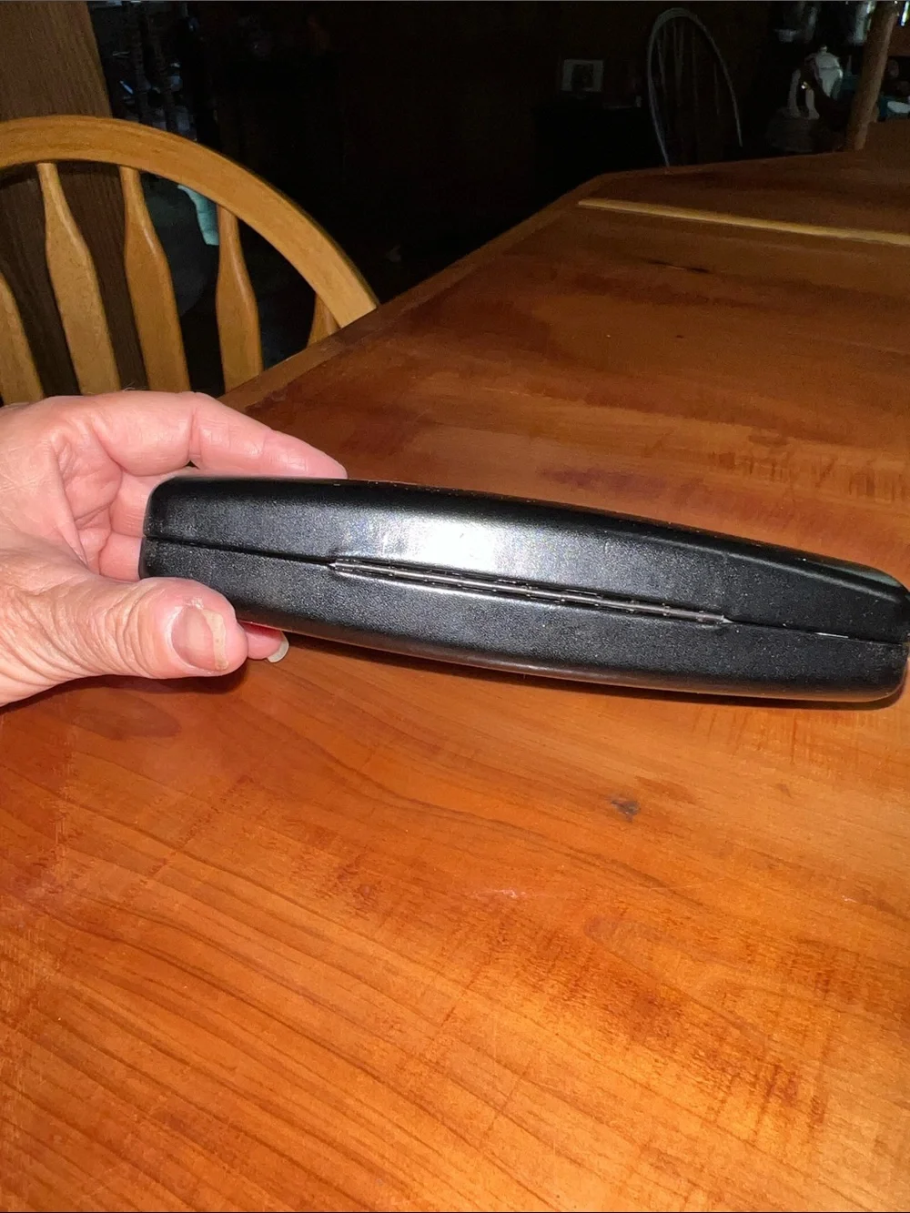 Ralph Lauren Black Embossed Hard Sunglasses Eyeglass Case